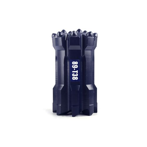 Impact Resistance Top Hammer Drill Button Bits 89mm-T38 For Borehole Drilling