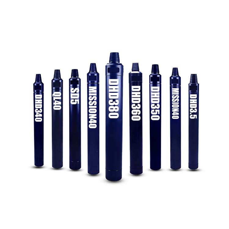 MSD DTH hammers including DHD MISSION QL SD COP NUMA series for different hole diameters