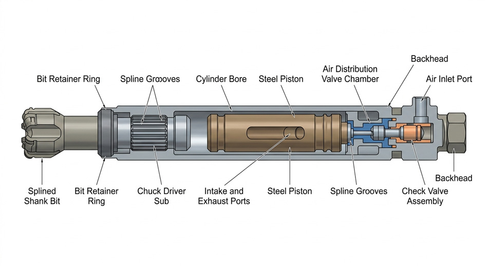 1781073467368093.jpg labeled-cross-section-diagram-of-DTH-hammer-internal-components-including-piston-and-check-valve.jpg
