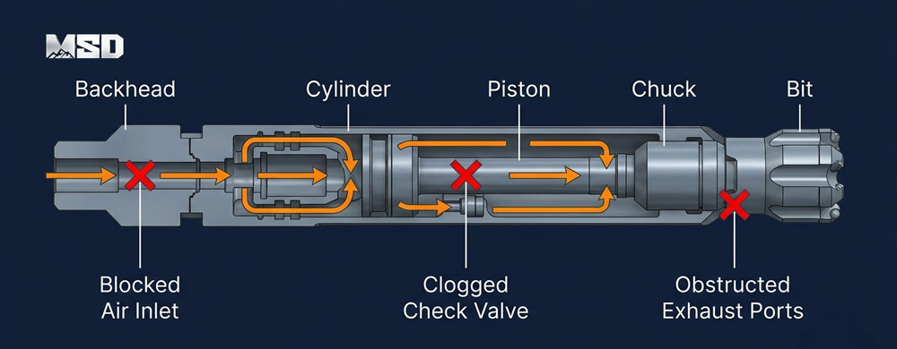 1781490773231969.jpg DTH-hammer-cross-section-diagram-showing-air-flow-path-and-potential-blockage-points-causing-no-impact.jpg